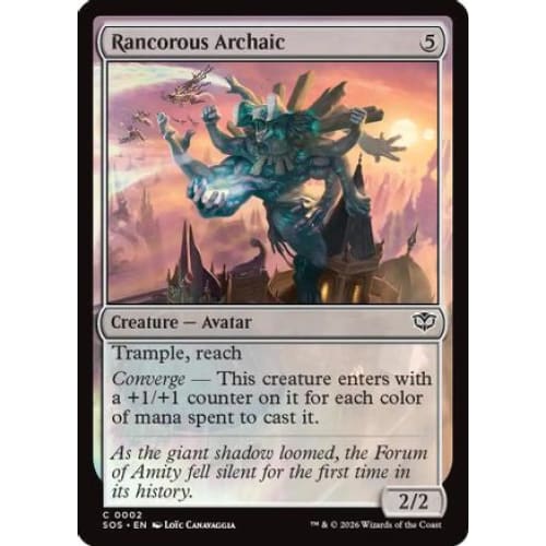 Rancorous Archaic (SOS-002) Foil