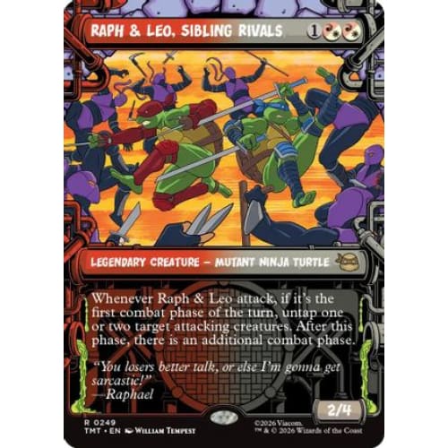Raph & Leo, Sibling Rivals (Showcase) (TMT-249)