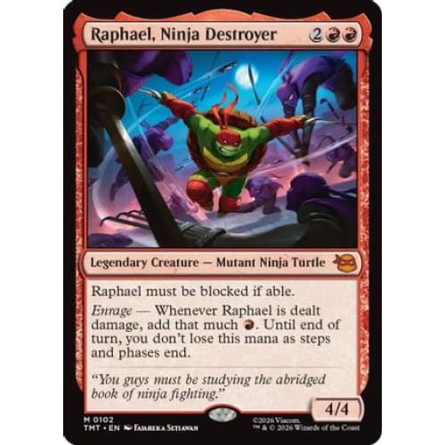 Raphael, Ninja Destroyer (TMT-102)