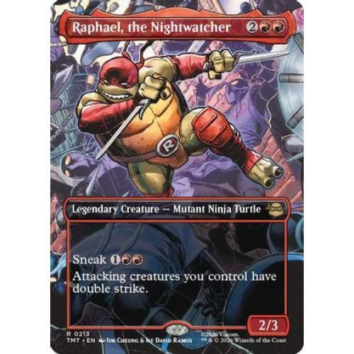 Raphael, the Nightwatcher (Borderless) (TMT-213)