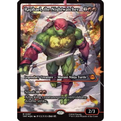 Raphael, the Nightwatcher (Showcase) (TMT-287) Foil