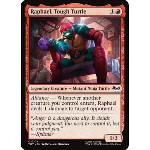 Raphael, Tough Turtle (TMT-104)
