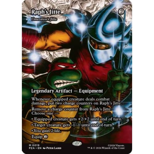 Raph's Jitte - Umezawa's Jitte (Borderless) (PZA-019)