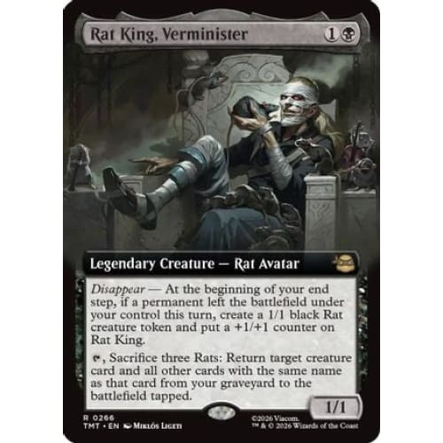 Rat King, Verminister (Extended Art) (TMT-266) Foil