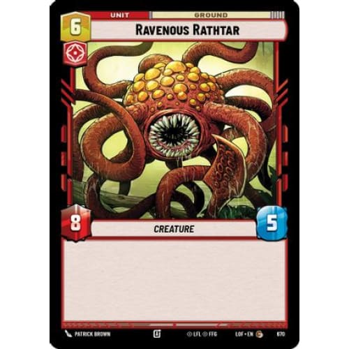 Ravenous Rathtar (Foil) (670)  Foil