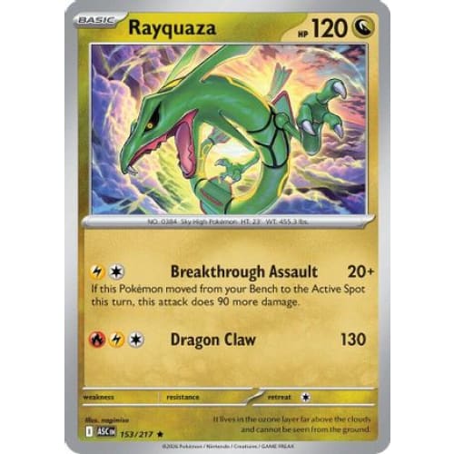 Rayquaza (153) Rare Classic Holofoil