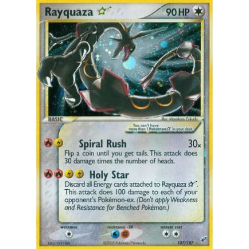 Rayquaza Star (107) Ultra Rare