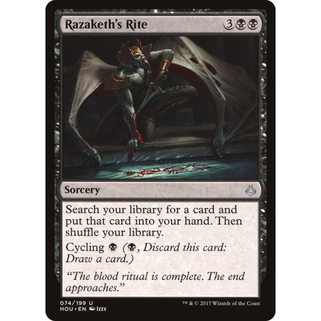 Razaketh's Rite (HOU-074) Foil