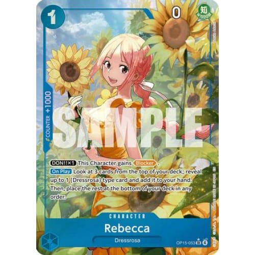 Rebecca (OP15-053) (Alternate Art) OP15-053 SR Adventure on Kami's Island  Foil