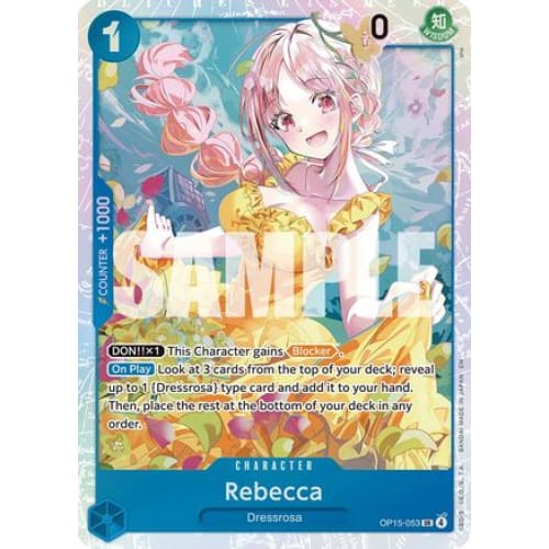 Rebecca (OP15-053) OP15-053 SR Adventure on Kami's Island  Foil