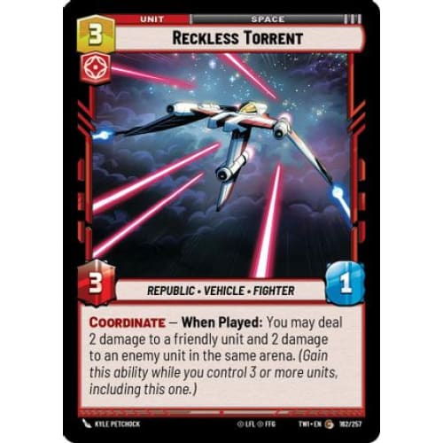 Reckless Torrent (162/257)  Foil