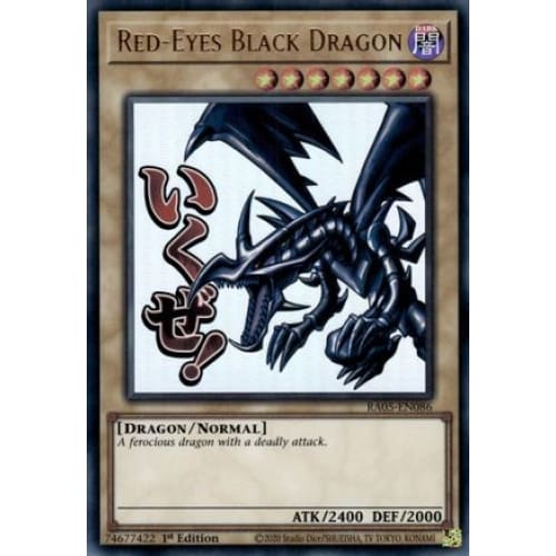 Red-Eyes Black Dragon - RA05-EN086 Ultra Rare 1st Edition