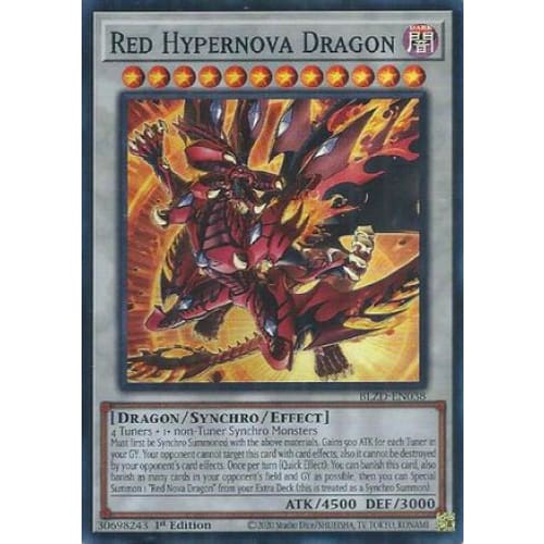 Red Hypernova Dragon - BLZD-EN038 Super Rare 1st Edition