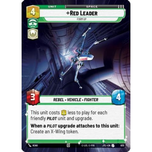 Red Leader - Form Up (Hyperspace Foil) (835)  Foil