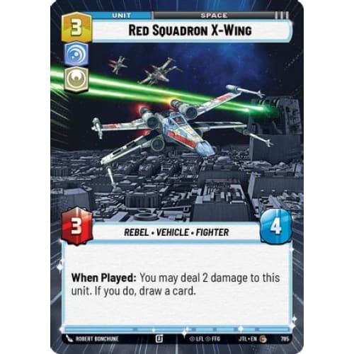 Red Squadron X-Wing (Hyperspace Foil) (785)  Foil