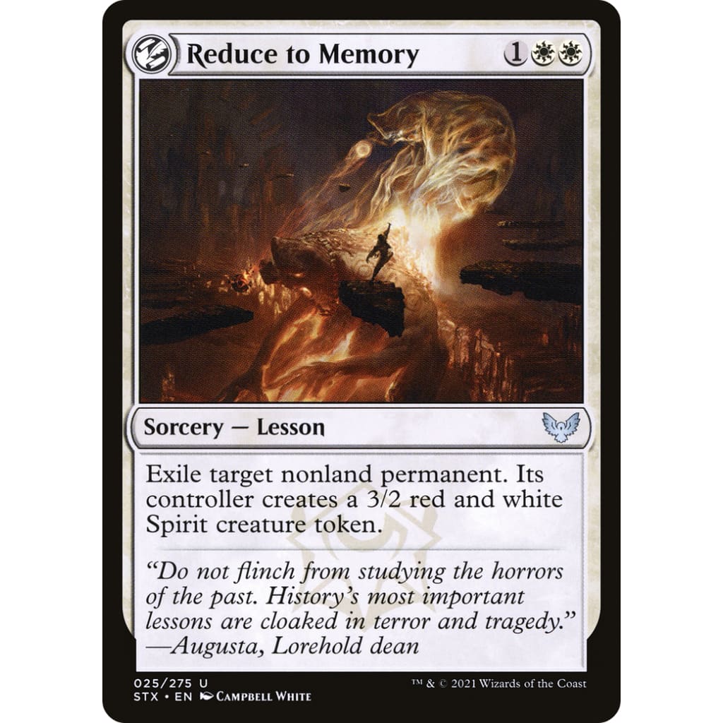 Reduce to Memory (STX-025): (lesson) Foil