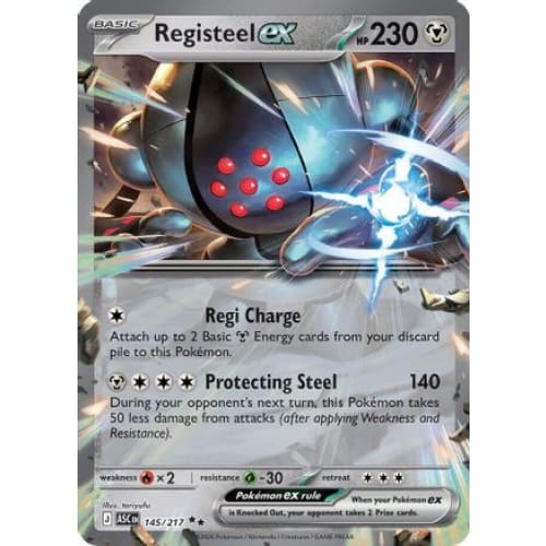 Registeel ex (145) Double Rare Holofoil