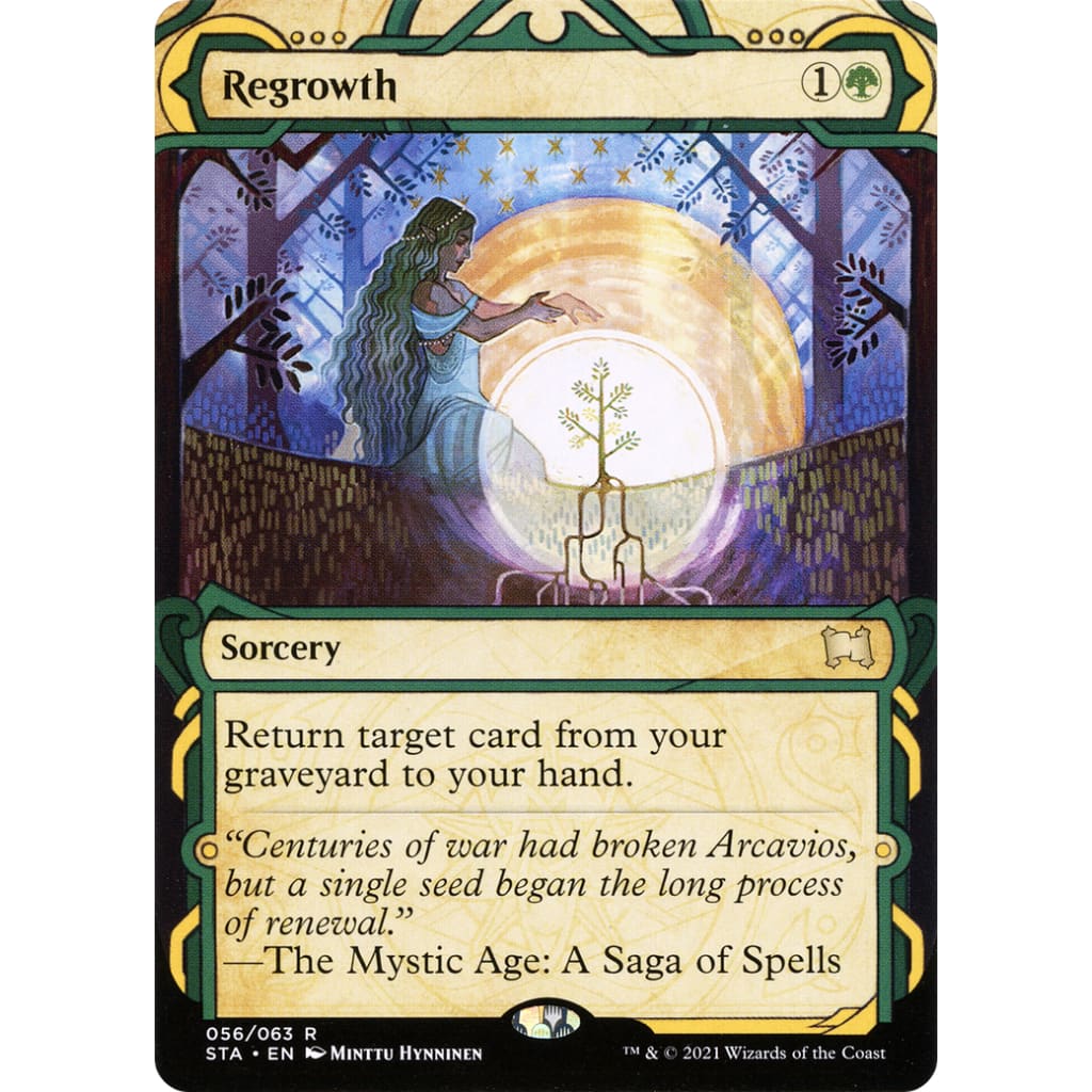 Regrowth (STA-056): (Showcase) (Borderless) Foil
