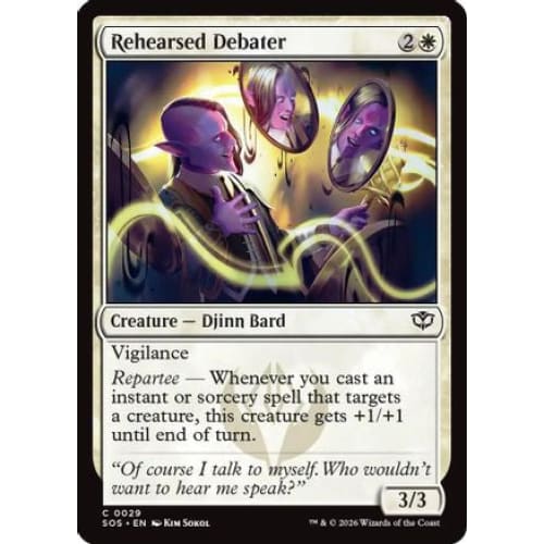 Rehearsed Debater (SOS-029) Foil