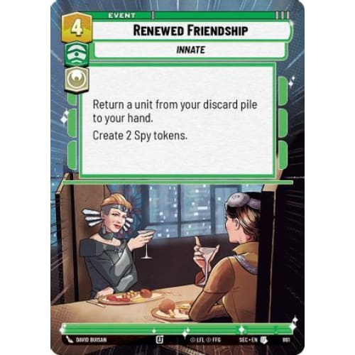Renewed Friendship (Hyperspace Foil) (861)  Foil