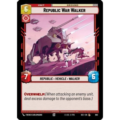 Republic War Walker (Foil) (683)  Foil