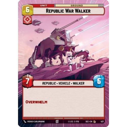 Republic War Walker (Hyperspace) (437)