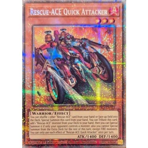 Rescue-ACE Quick Attacker (Starlight Rare) - BPRO-EN023 Starlight Rare 1st Edition