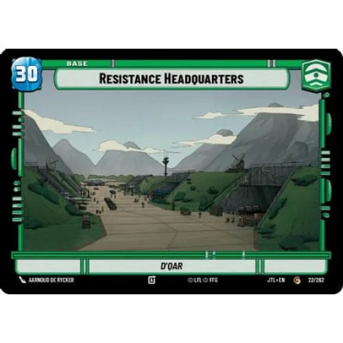 Resistance Headquarters // TIE Fighter (022/262 // T01/T04)