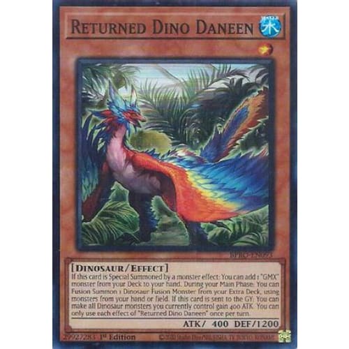 Returned Dino Daneen - BPRO-EN093 Super Rare 1st Edition