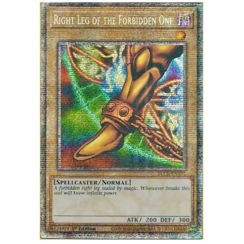 Right Leg of the Forbidden One (Starlight Rare) - BLCR-EN102 Starlight Rare 1st Edition
