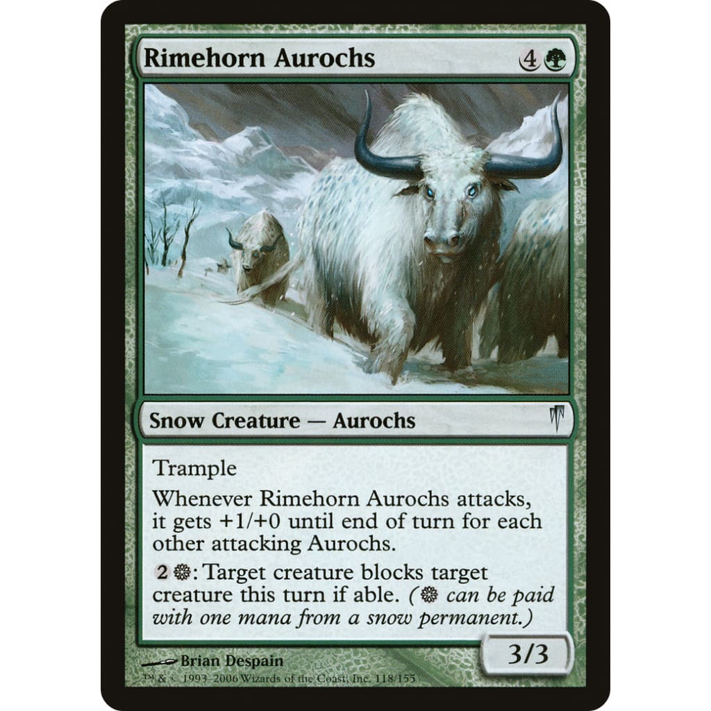 Rimehorn Aurochs (CSP-118) Foil