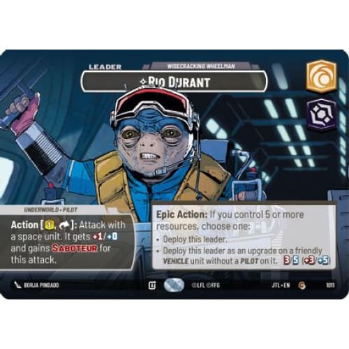 Rio Durant - Wisecrack Wheelman (Showcase) (1011)  Foil