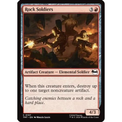 Rock Soldiers (TMT-107) Foil