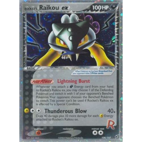 Rocket's Raikou ex (108) Secret Rare