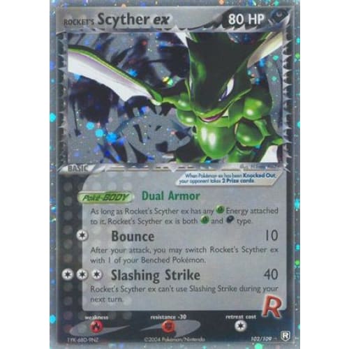 Rocket's Scyther ex (102) Ultra Rare