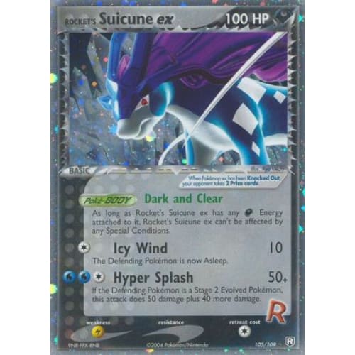 Rocket's Suicune ex (105) Ultra Rare