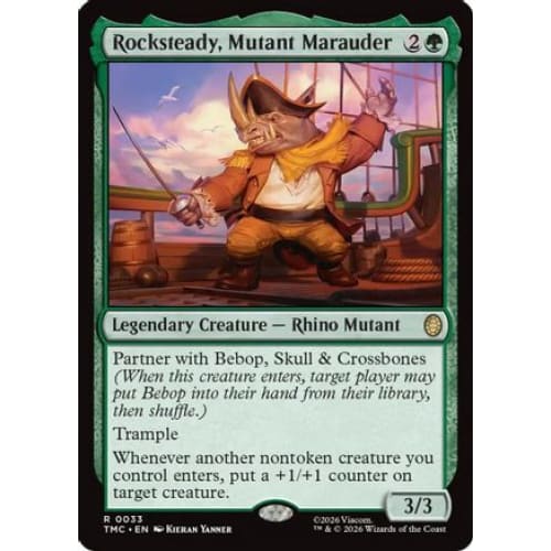 Rocksteady, Mutant Marauder (TMC-033) Foil