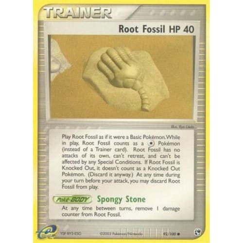 Root Fossil (92) Common
