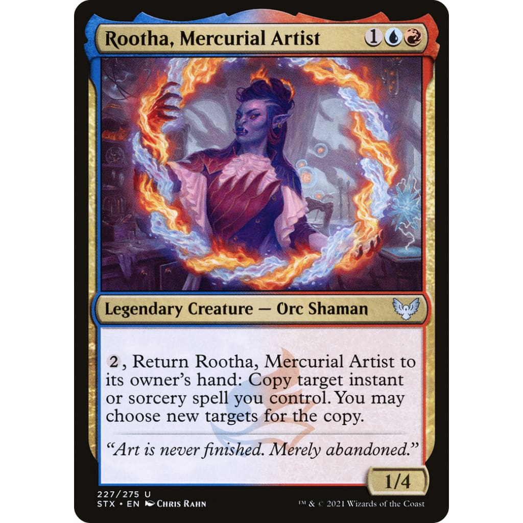 Rootha, Mercurial Artist (STX-227) Foil