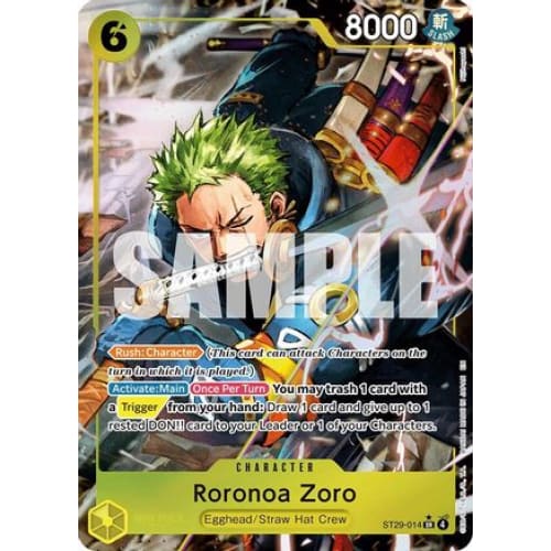 Roronoa Zoro (Full Art) ST29-014 SR Starter Deck 29: Egghead  Foil