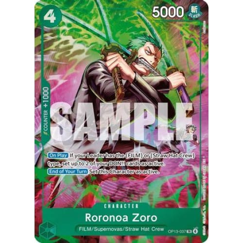Roronoa Zoro (OP13-037) OP13-037 TR Adventure on Kami's Island  Foil