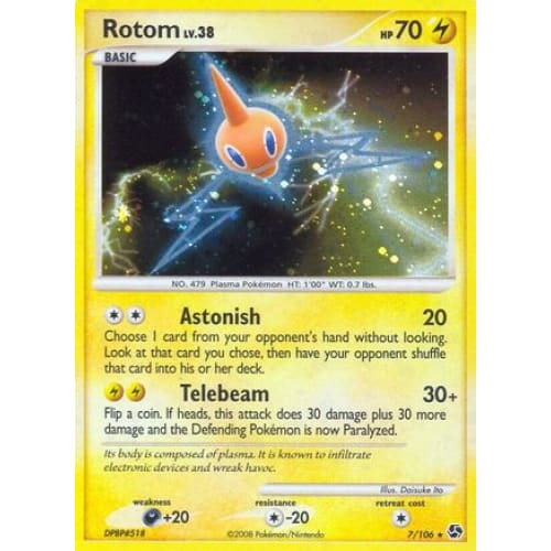 Rotom (7) Holo Rare Holofoil