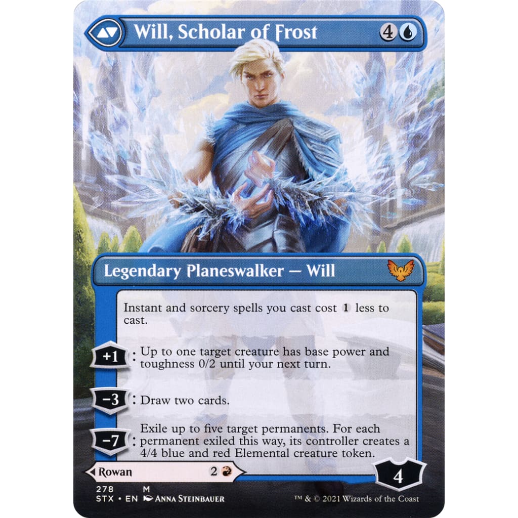 Rowan, Scholar of Sparks (Borderless) (STX-278) (Borderless) Foil - Image 2