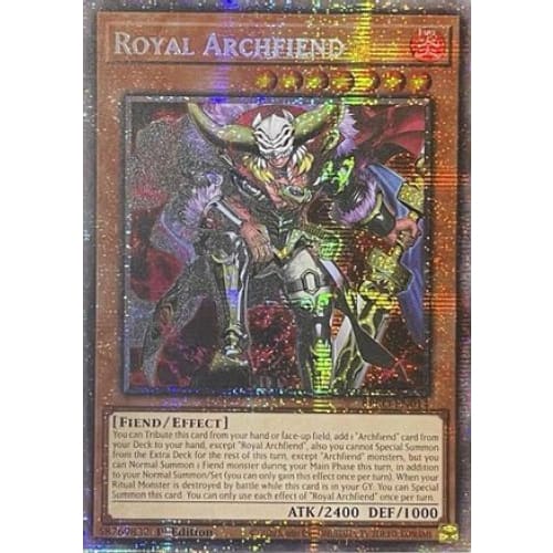 Royal Archfiend (Starlight Rare) - BPRO-EN014 Starlight Rare 1st Edition
