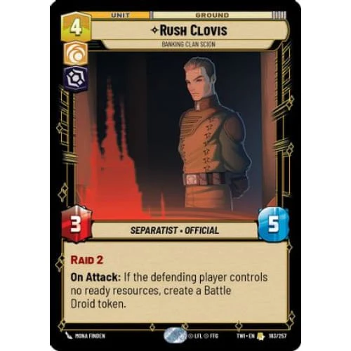 Rush Clovis - Banking Clan Scion (183/257)  Foil