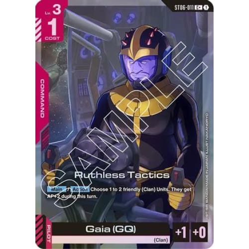 Ruthless Tactics (C+) (ST06-011) - Starter Deck 06 Clan Unity Holofoil