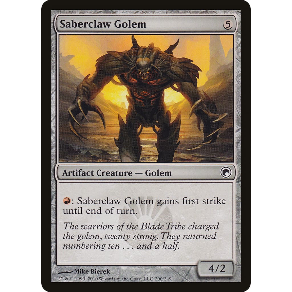 Saberclaw Golem (SOM-200)