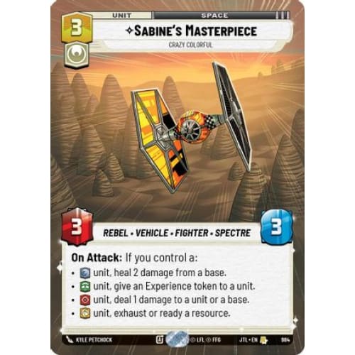 Sabine's Masterpiece - Crazy Colorful (Hyperspace Foil) (984)  Foil