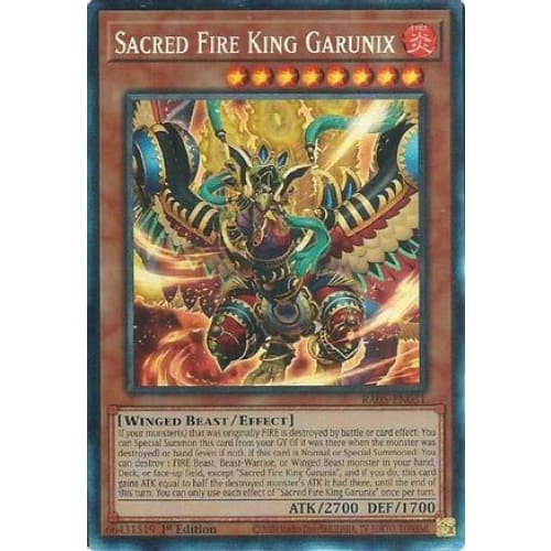 Sacred Fire King Garunix (Collector's Rare) - RA05-EN031 Collector's Rare 1st Edition