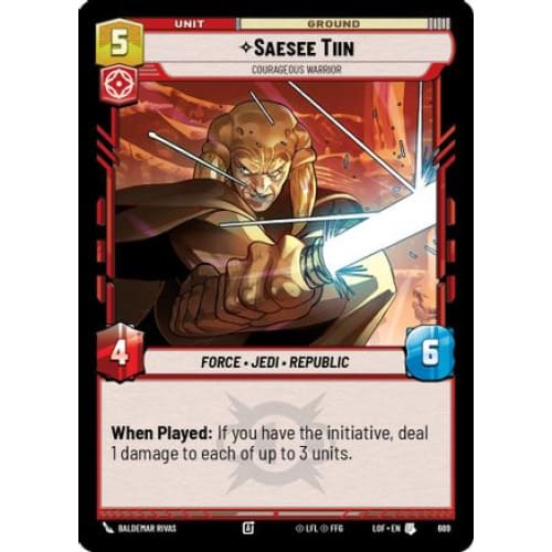 Saesee Tiin - Courageous Warrior (Foil) (669)  Foil